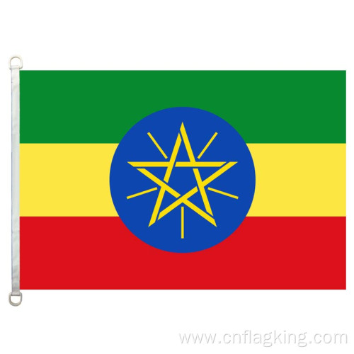 90*150cm Ethiopia national flag 100% polyster